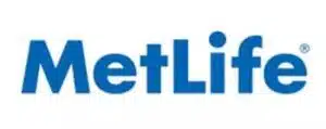 MetLife logo, representing dental insurance options accepted by Ark Esthetics for orthodontic treatments.